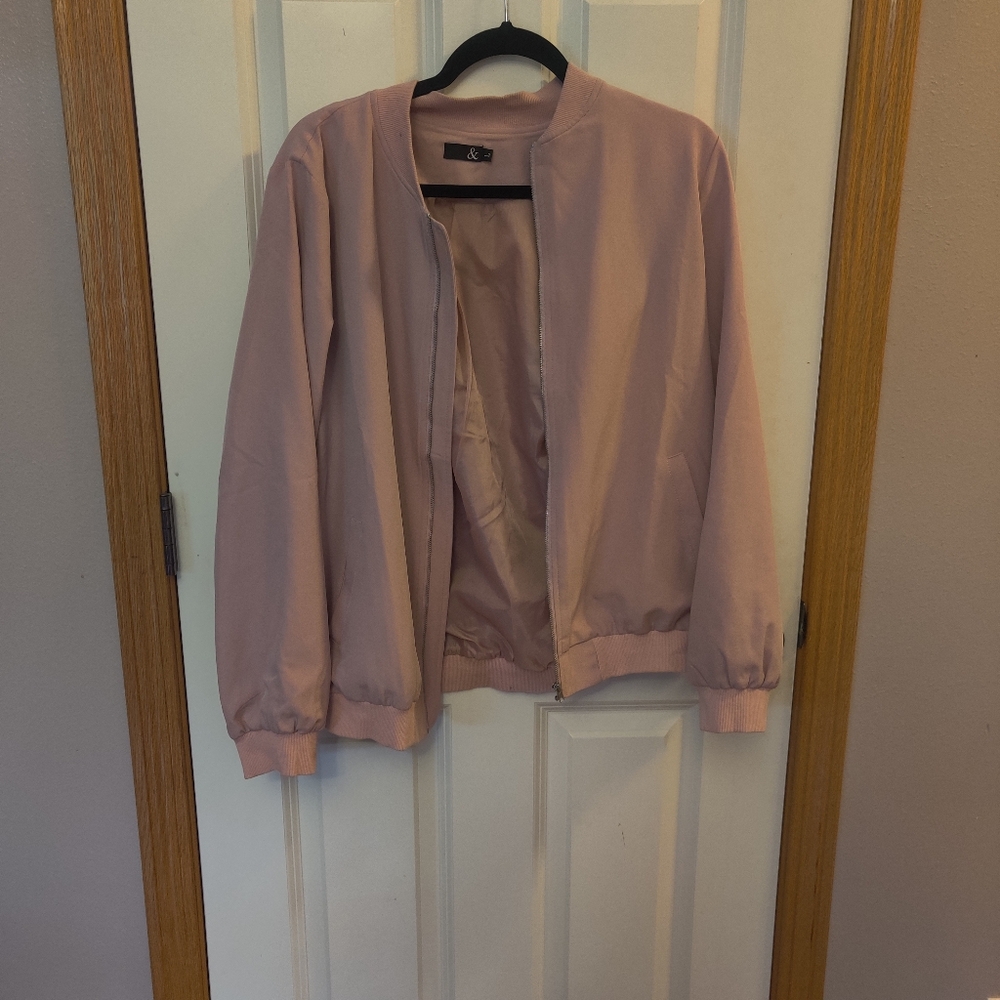 Women's Pink Bomber Jacket